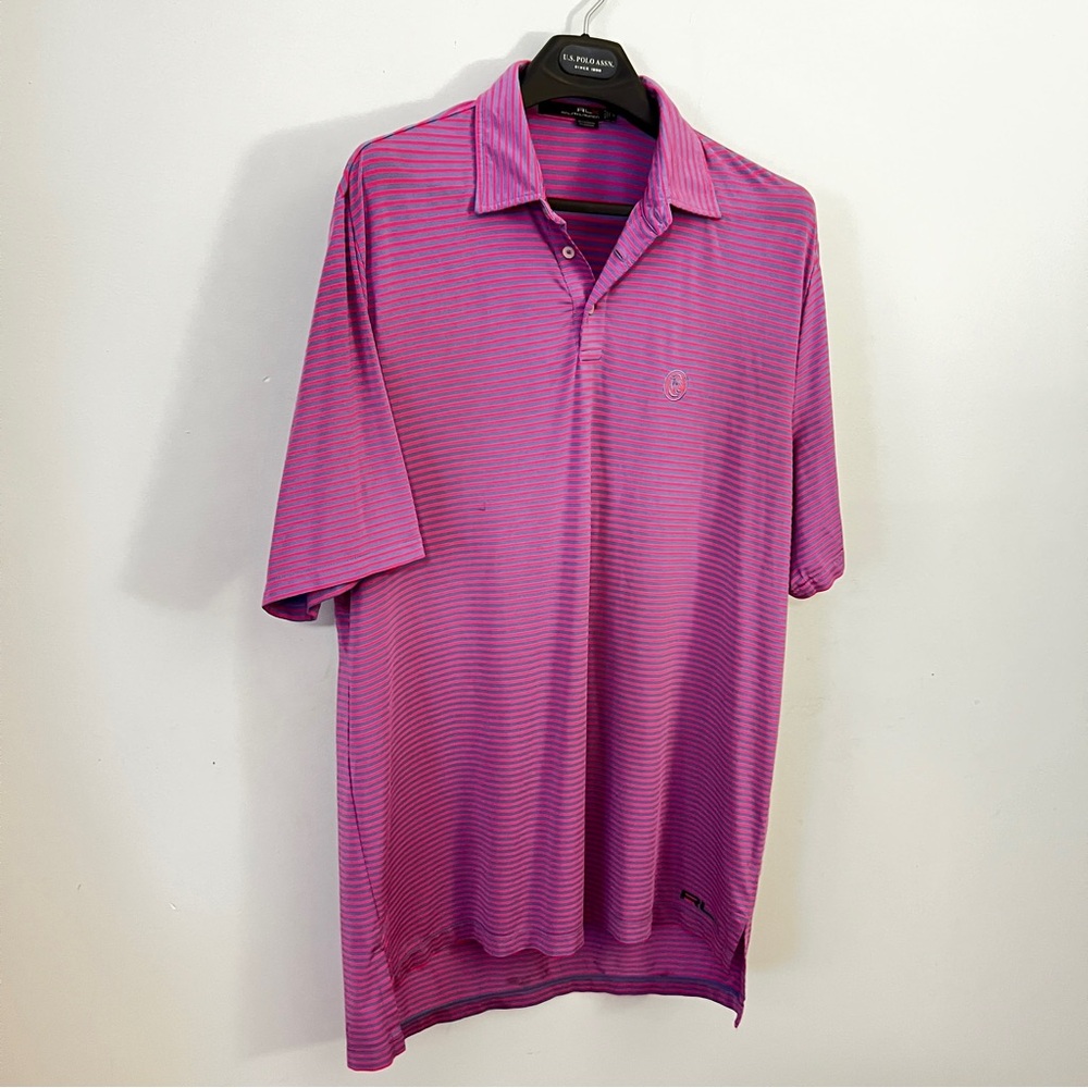 Ralph Lauren Pink Polo Shirt Performance Knit - Picture 2 of 7